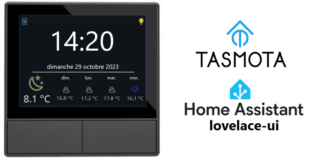 Flasher le NSPanel avec Tasmota et Lovelace-ui
