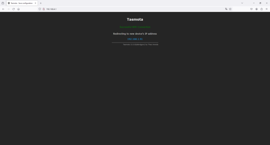 IP de votre passerelle