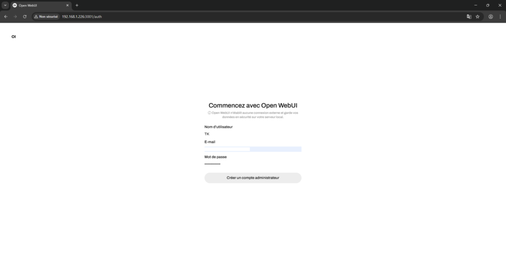 IA sur Docker