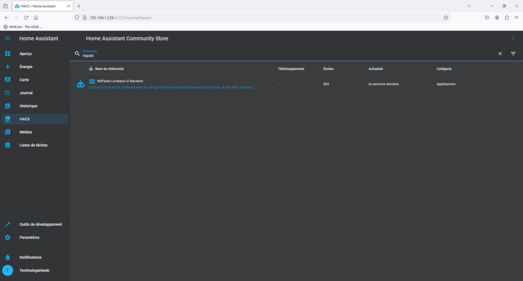 Backend Lovelace-UI