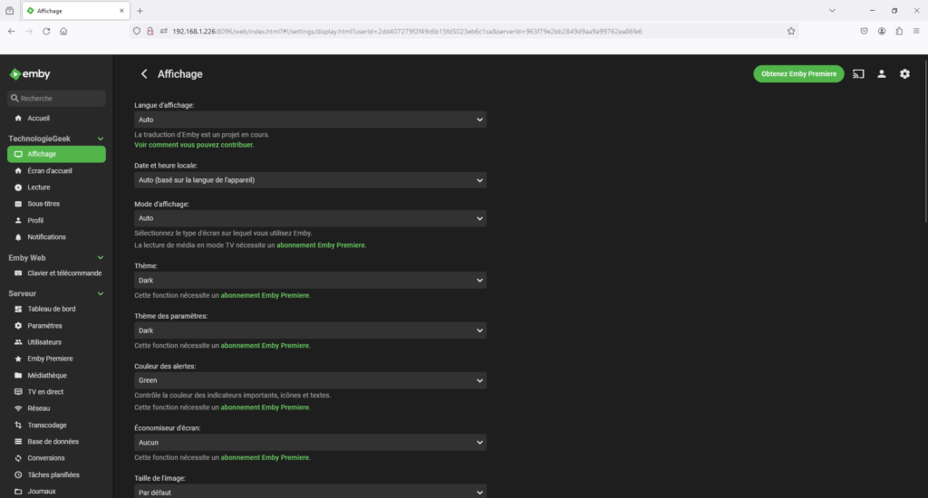Comment déployer Emby sur Docker