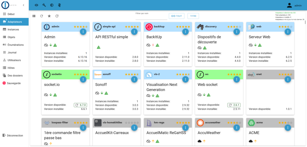 ioBroker sur Docker