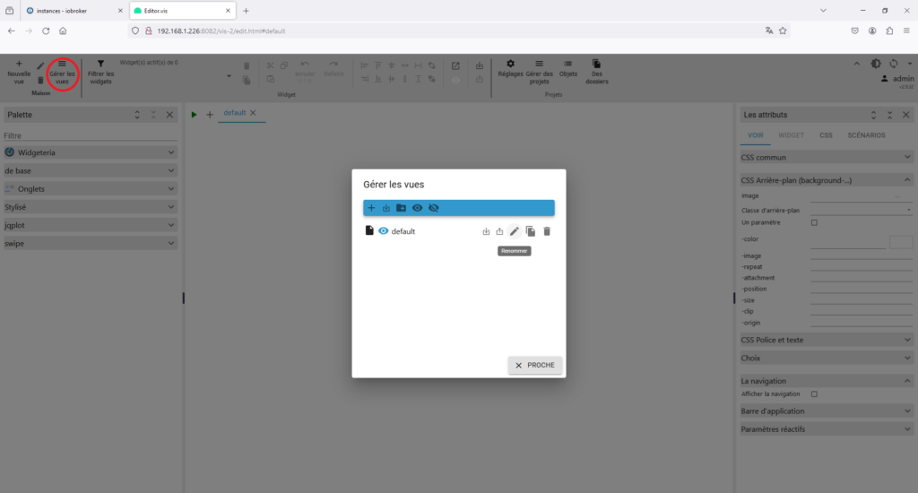 Installer ioBroker sur Docker