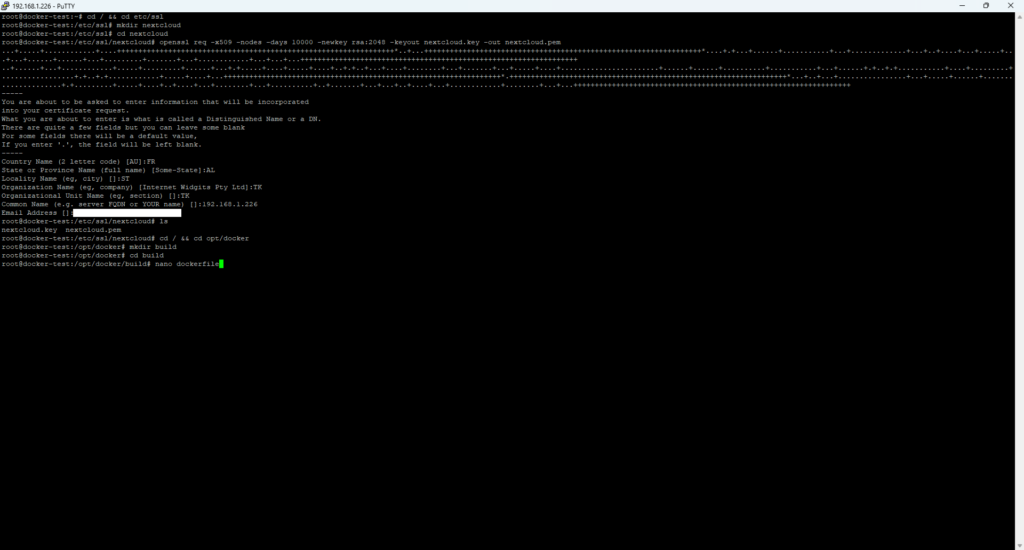 Comment installer Nextcloud sur Docker