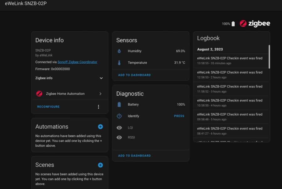 Intégration Sonoff Home Assistant