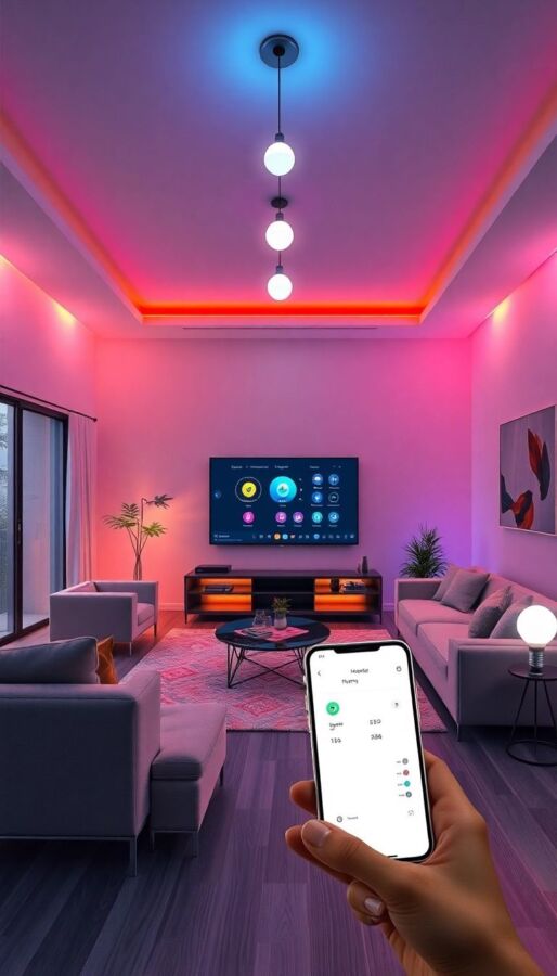 Installation led smart connect