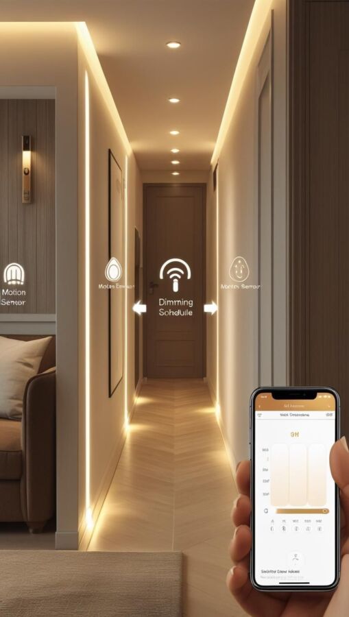 Installation led smart connect