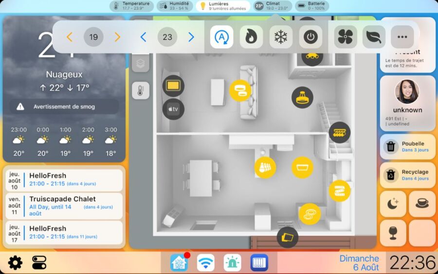 Visualisation données Home Assistant
