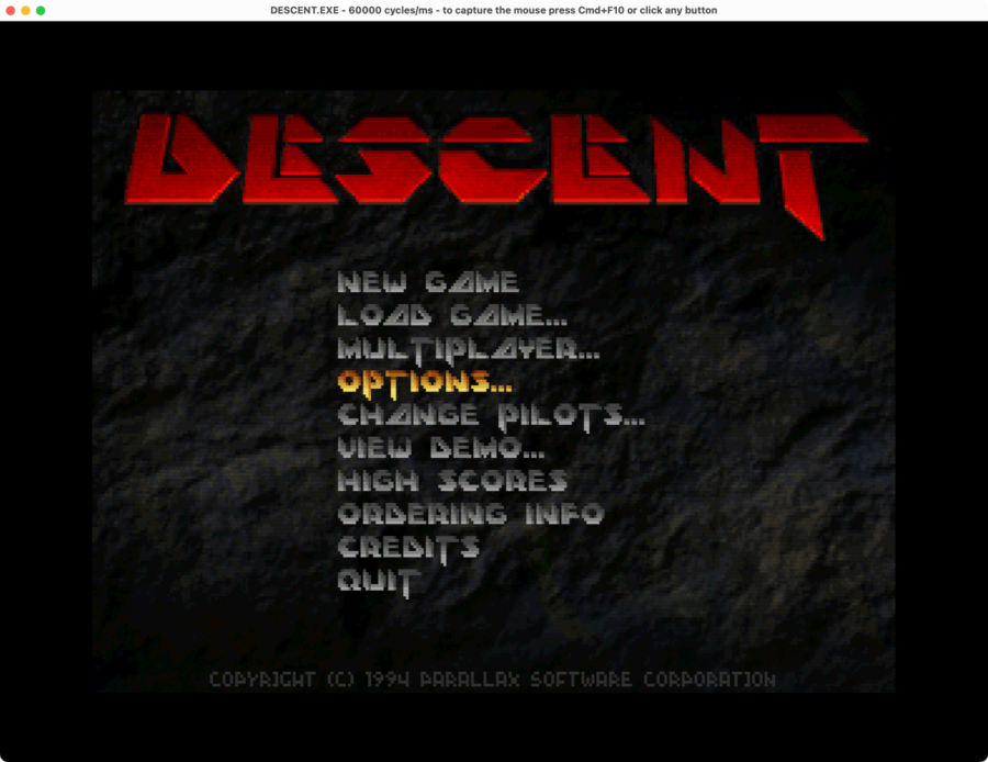 Utilisation de DOSBox jeux