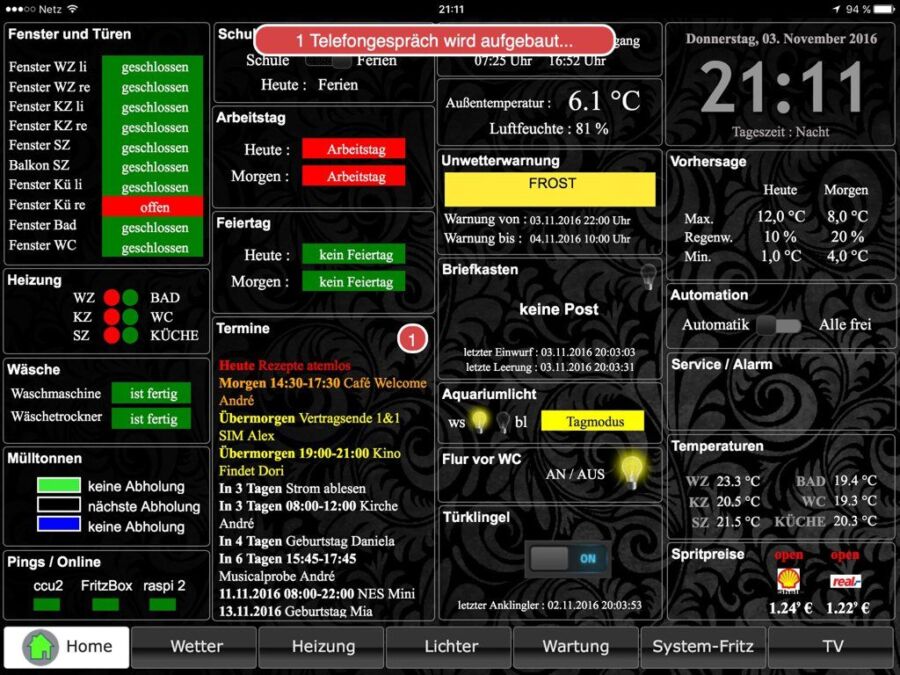 Interface iobroker pour domoticz