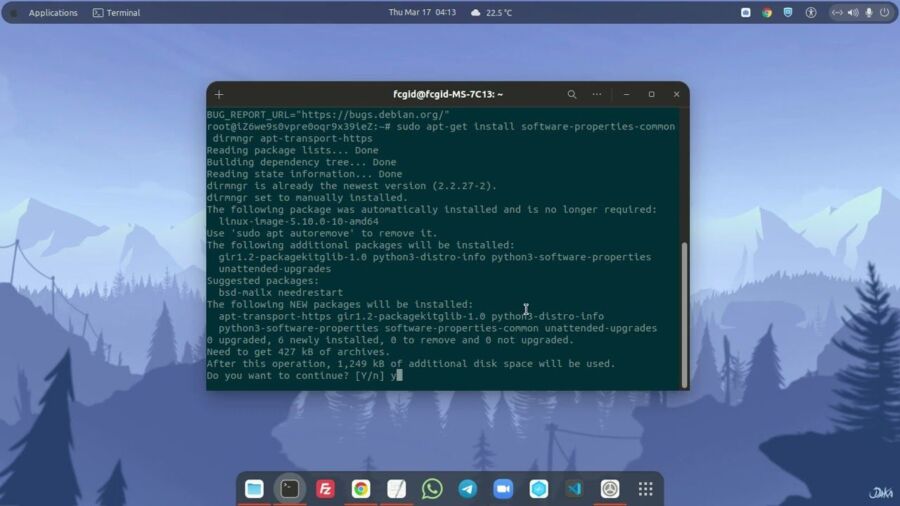 Guide installation Debian 11