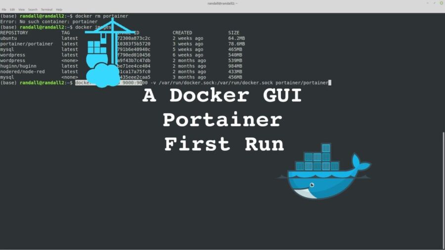 Interface Portainer Docker