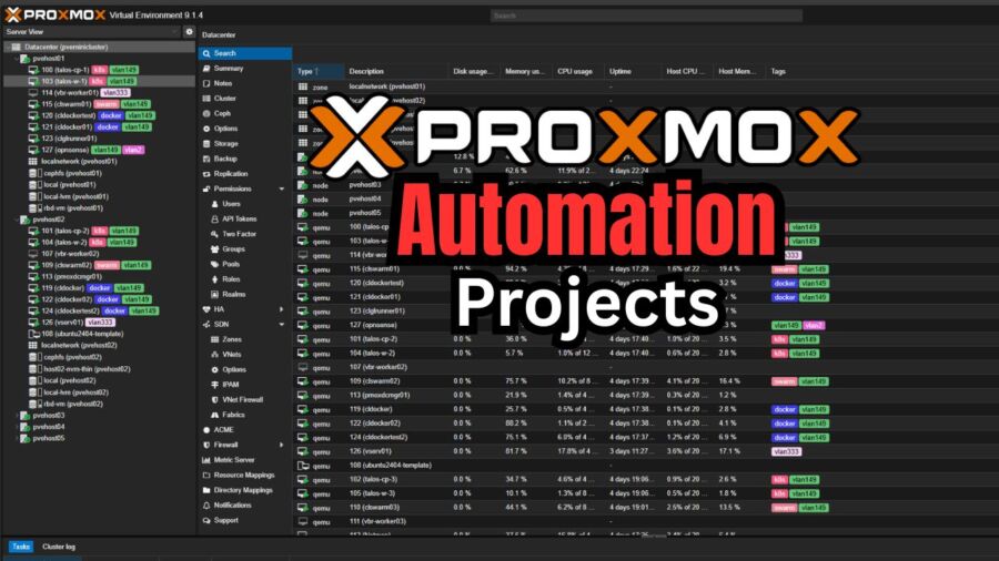 Configuration efficace avec Proxmox