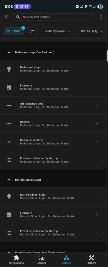 Configuration NSPanel pour maison
