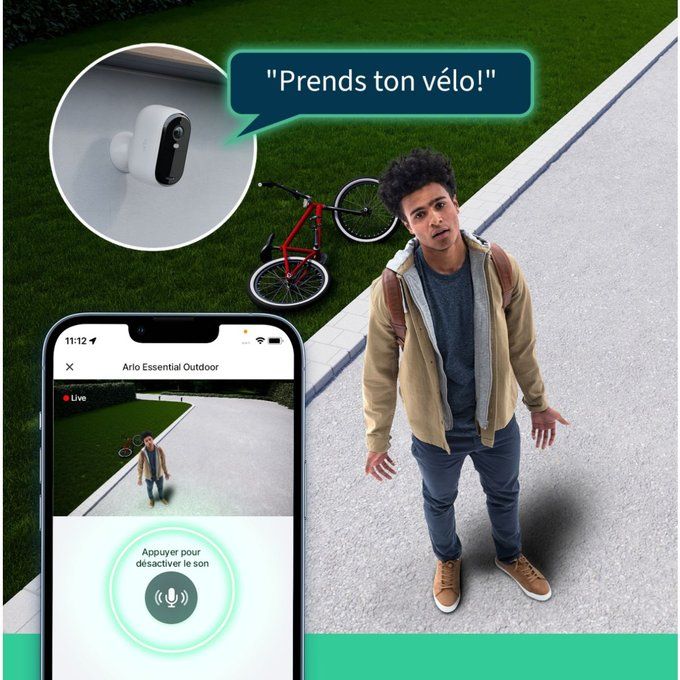 Sécurité extérieure sans fil