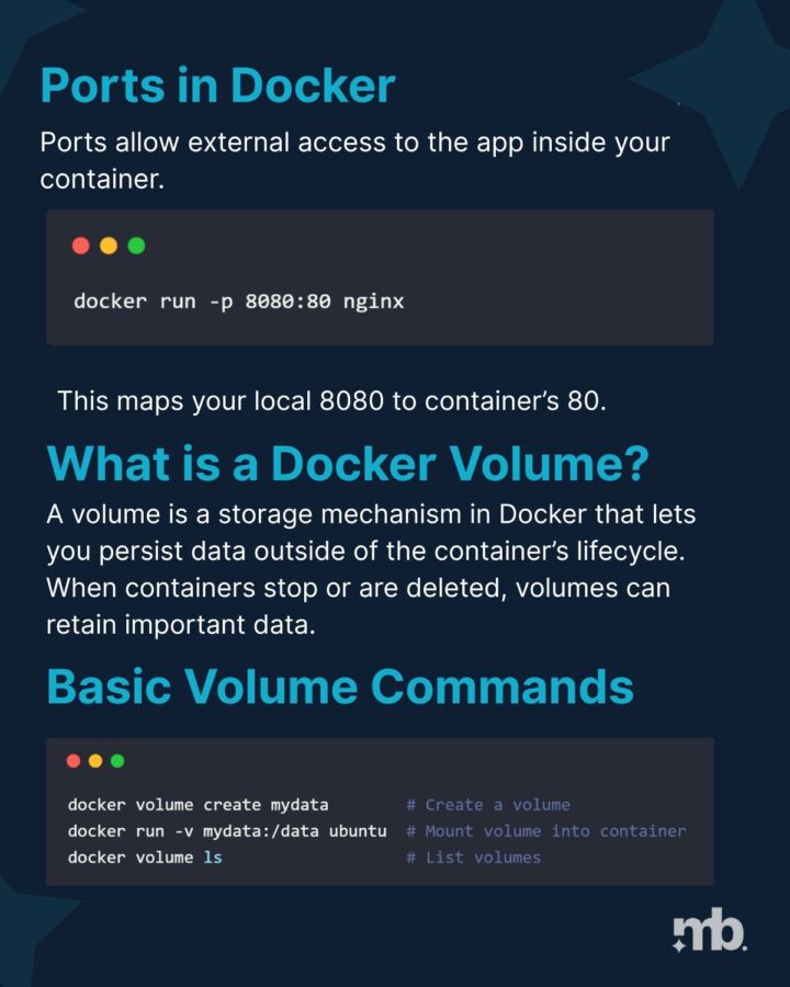 Étapes pour delete container Docker