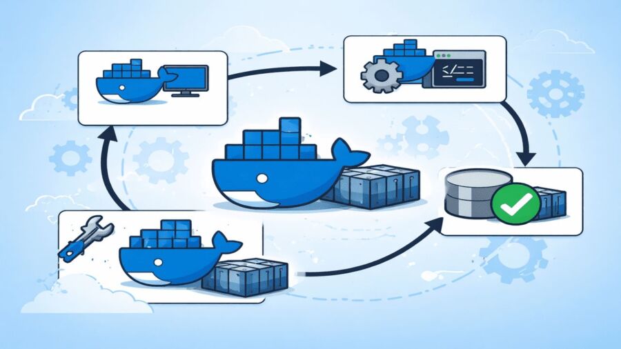 Étapes pour delete container Docker