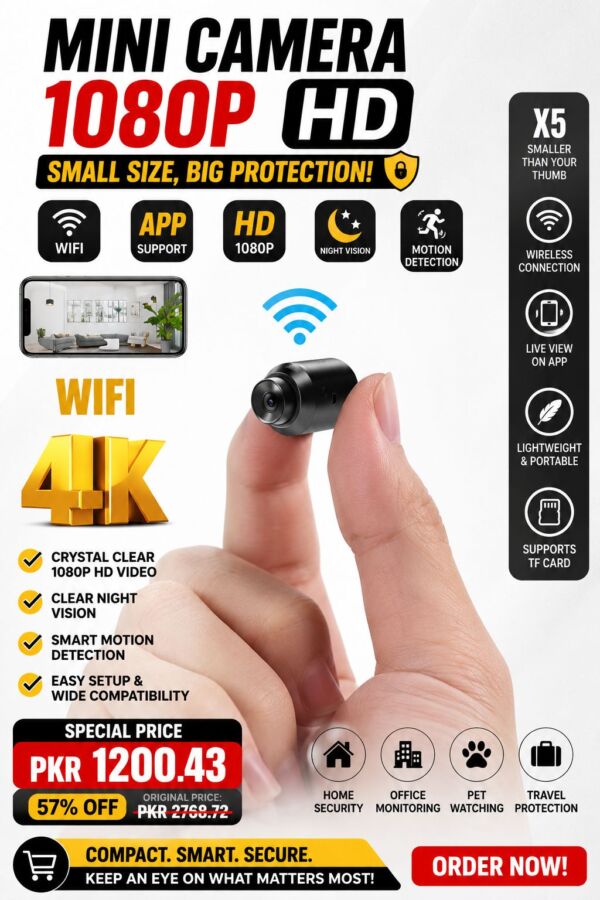 Caméra espion IP live