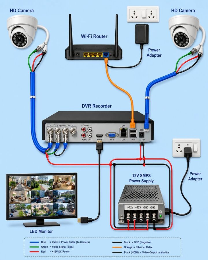 Surveillance discrète à domicile